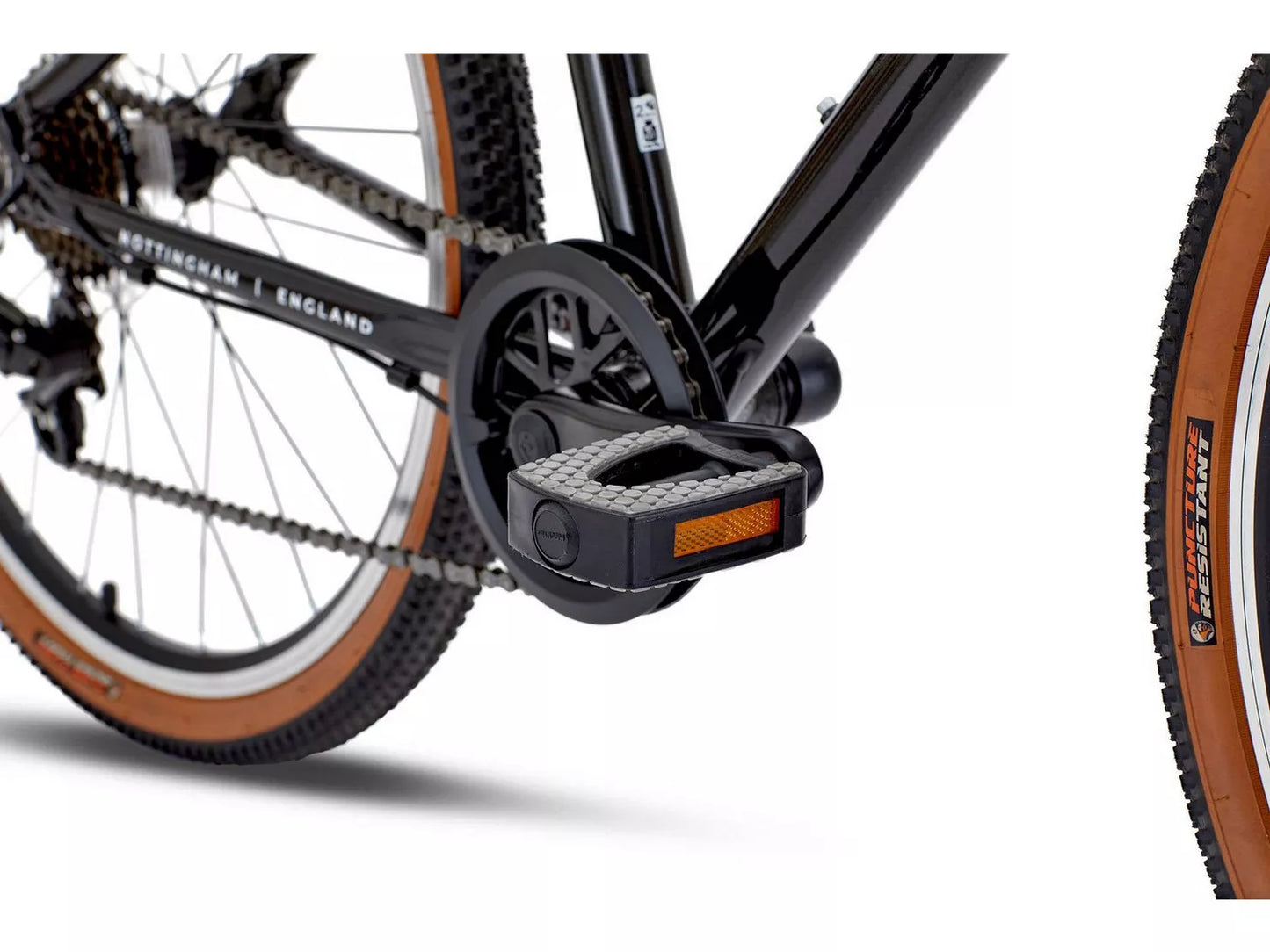 Raleigh Pop Junior Hybrid Bike - Black - 24" Wheel