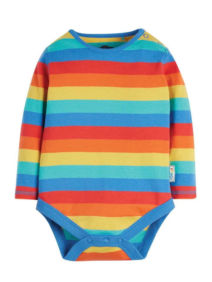 Frugi Favourite Body – Rainbow Stripe