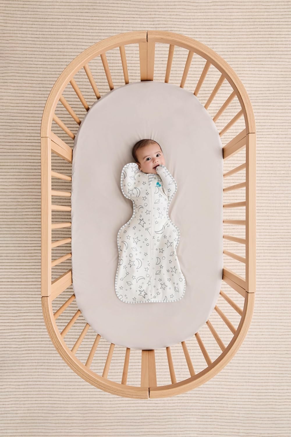 Love to Dream™ Swaddle Up™ Bamboo Stars & Moon Cream, 1.0T