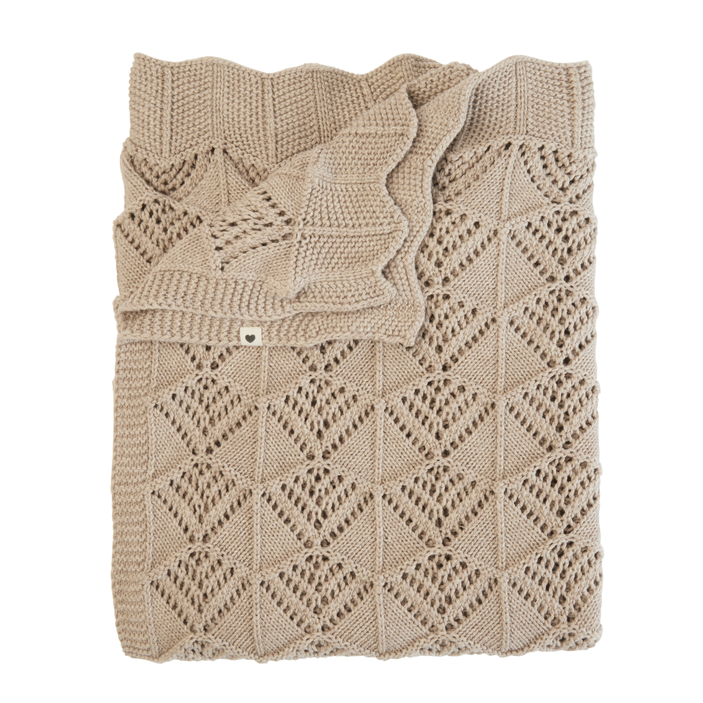 BIBS Knitted Blanket Wavy - KiDSiE