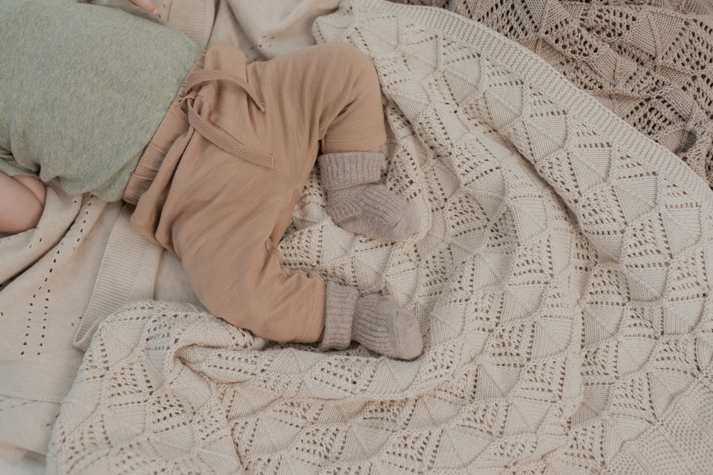 BIBS Knitted Blanket Wavy - KiDSiE