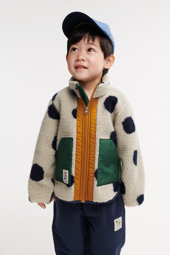Liewood Noan Pile Jacket Spot Dot
