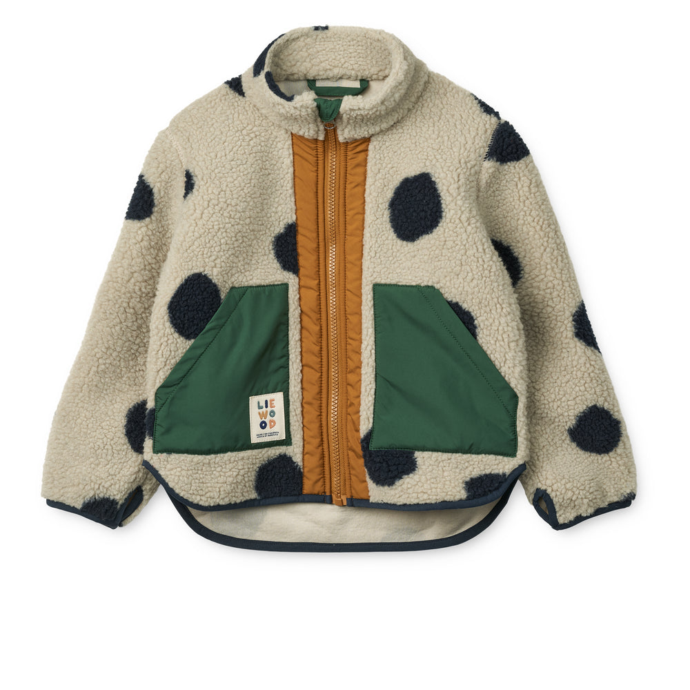 Liewood Noan Pile Jacket Spot Dot