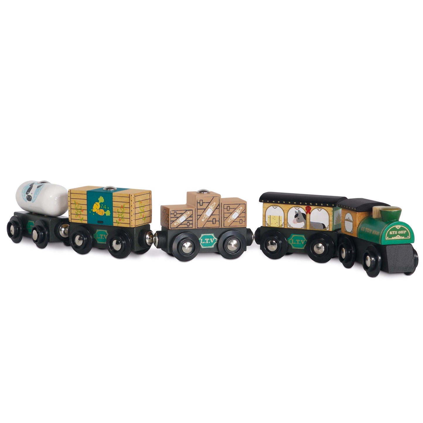Great Green Train & Carriages