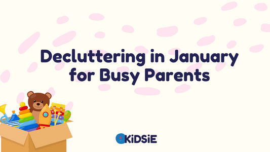 decluttering in January for busy parents