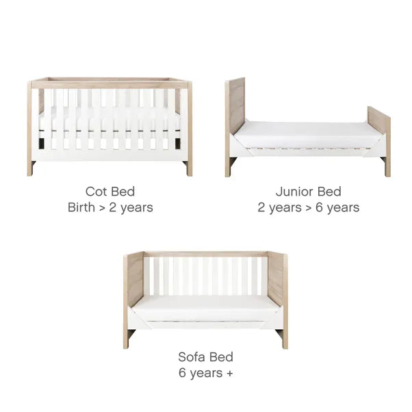 Tutti Bambini Modena 3 in 1 Cot Bed
