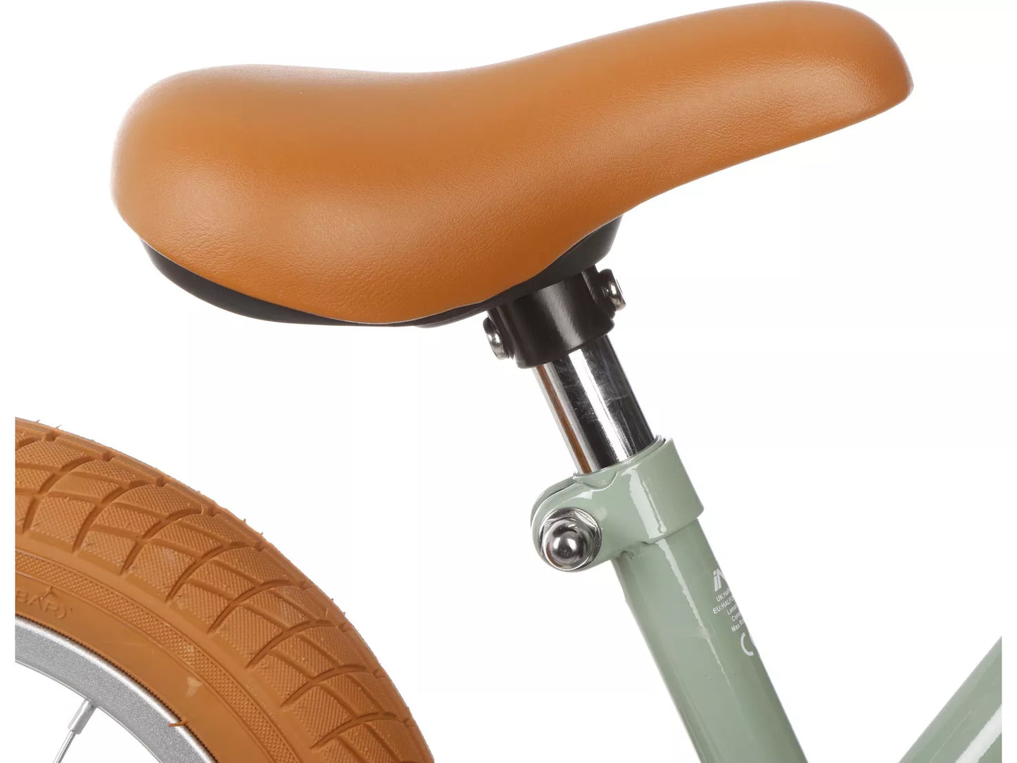 Indi Light Up Balance Bike, Sage Green - 12" Wheel