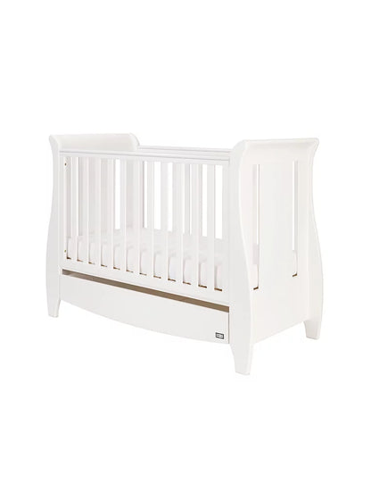 Tutti Bambini Katie Sleigh Mini Cot Bed White