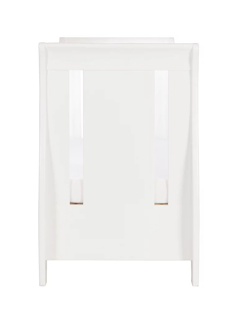 Tutti Bambini Katie Sleigh Mini Cot Bed White