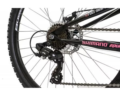 Boss Stealth 26 inch Black Silver and Pink Mountain Bike