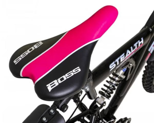 Boss Stealth 26 inch Black Silver and Pink Mountain Bike