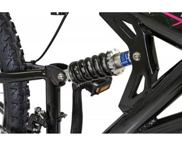 Boss Stealth 26 inch Black Silver and Pink Mountain Bike