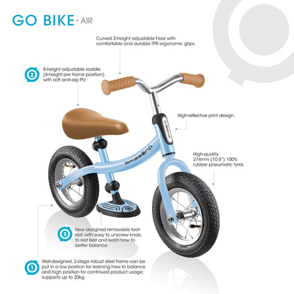 Globber Go Bike Air Balance Bike - KiDSiE