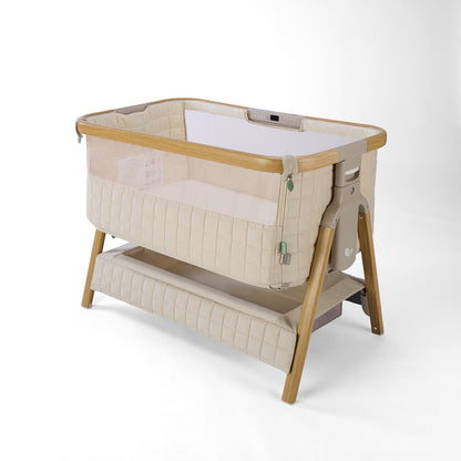 CoZee Sense Bedside Crib - Toasted Oak / Sand