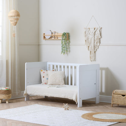 Essentials Alba Cot Bed - White