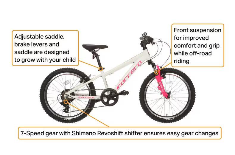Carrera Luna Junior Mountain Bike - 20" Wheel