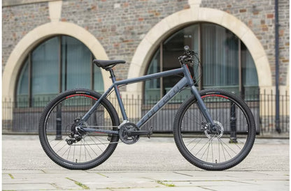 Carrera Subway 1 Mens Hybrid Bike - Dark Grey, Medium