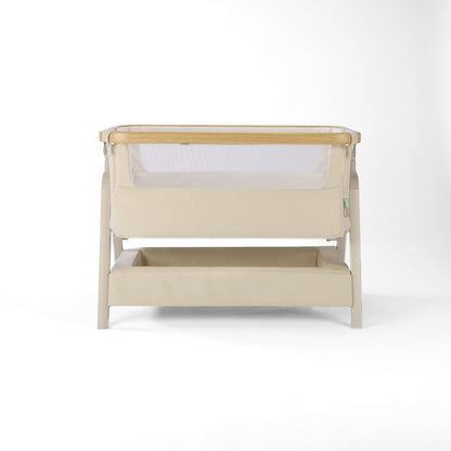 CoZee Air 2 Bedside Crib - Toasted Oak / Sand