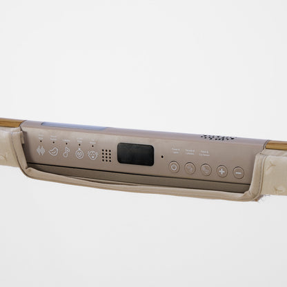 CoZee Sense Bedside Crib - Drifted Oak & Eucalyptus
