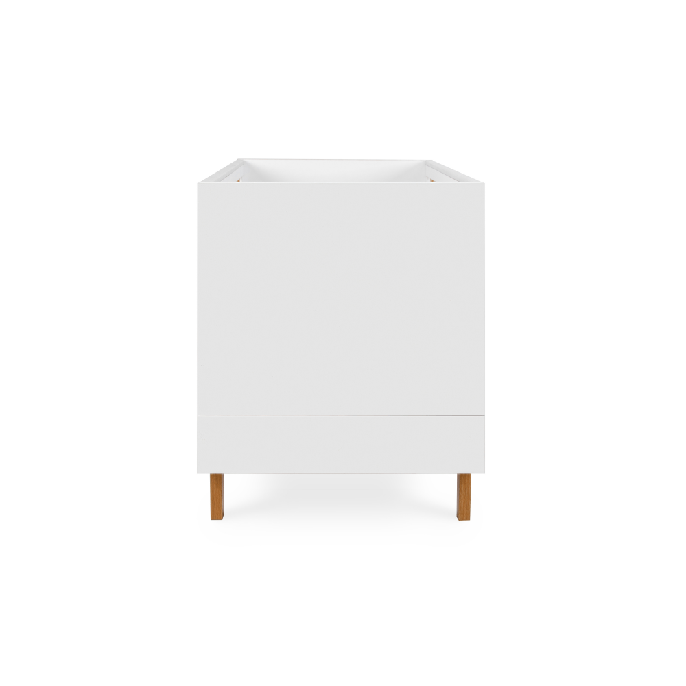 Tutti Bambini Como Cot Bed White & Rosewood