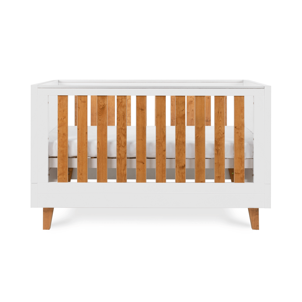 Tutti Bambini Como Cot Bed White & Rosewood