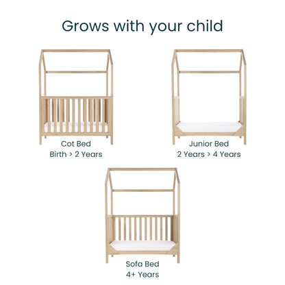 Tutti Bambini Casa 3 in 1 Cot Bed