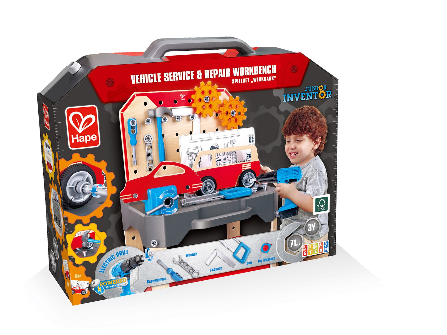 Hape Vehicle Service & Repair Workbench