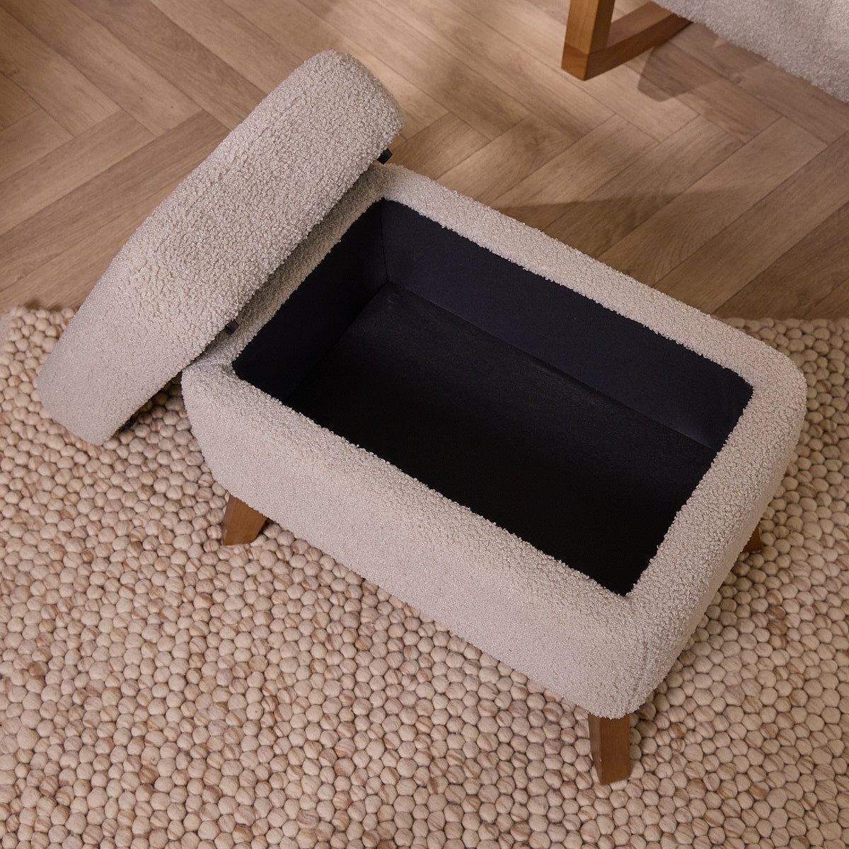 Luca Rocking Chair & Stool - Mushroom