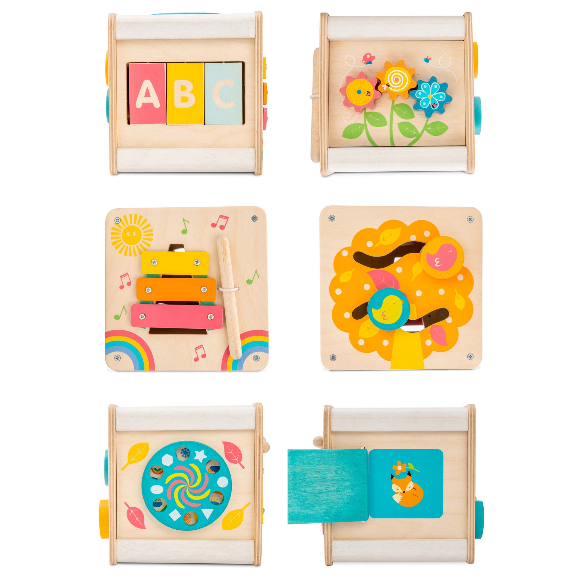 Activity Wooden Cube - KiDSiE