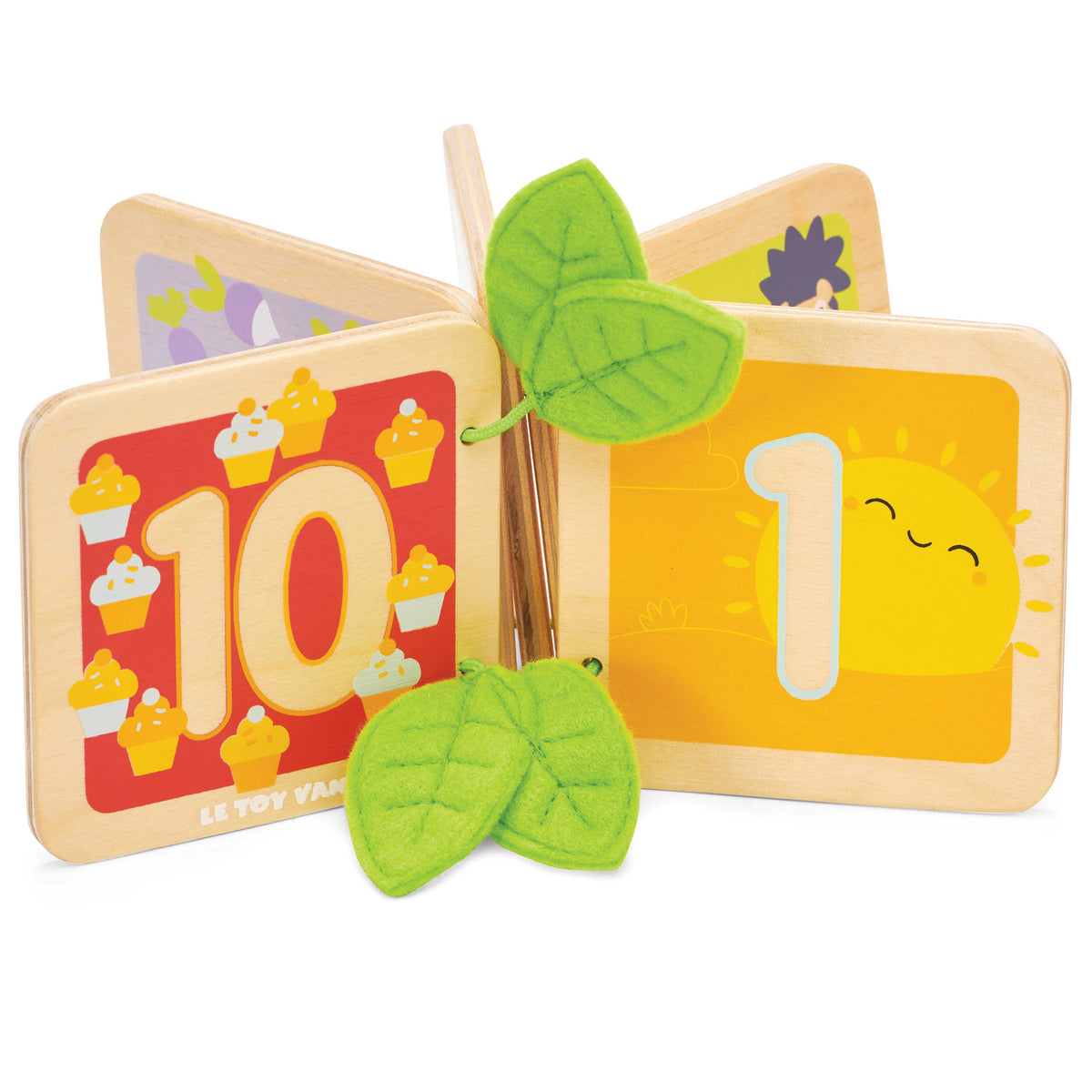 123 Numbers Wooden Book