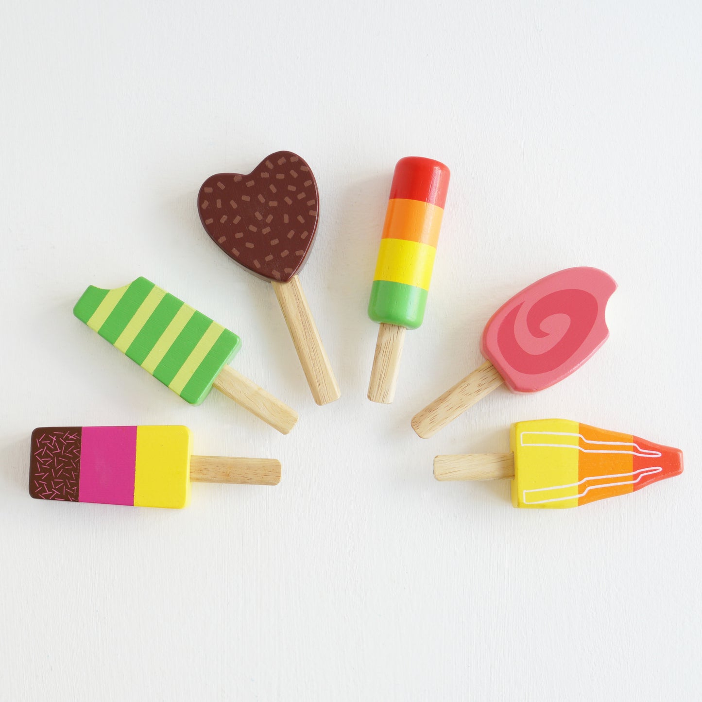 Wooden Ice Lollies Popsicles - KiDSiE