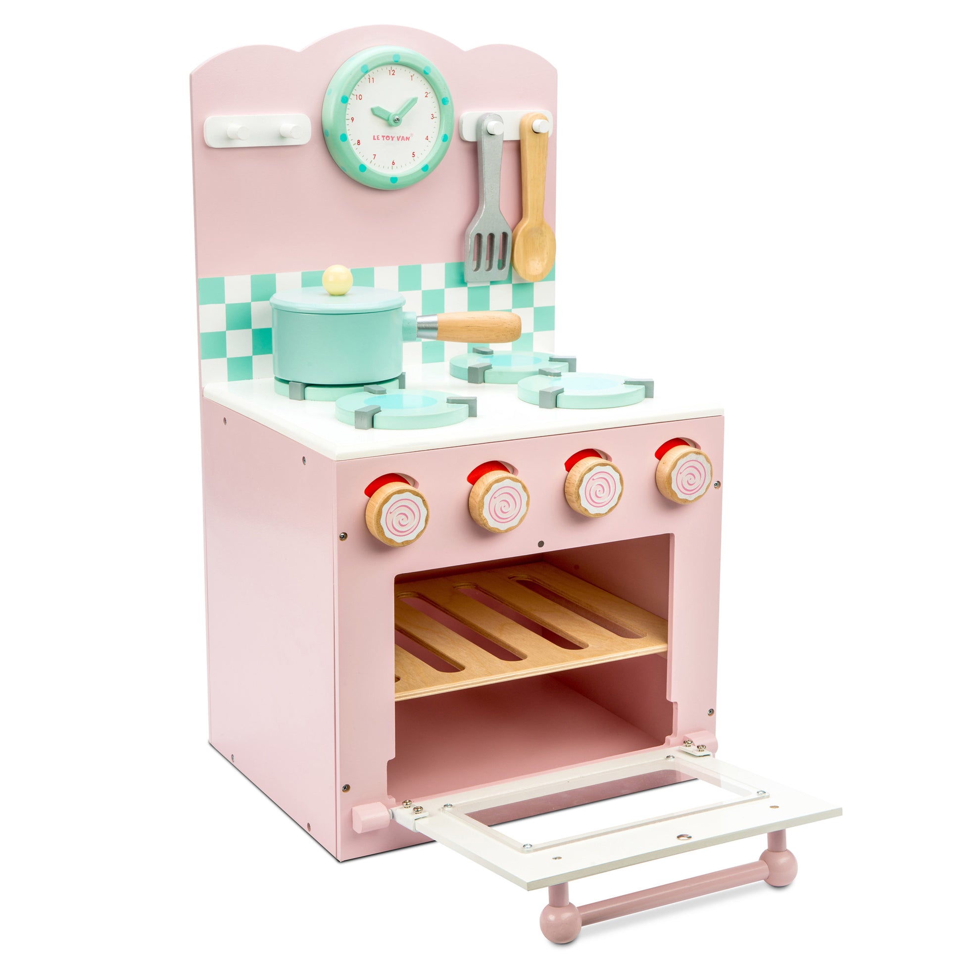 Oven and Hob Set Pink - KiDSiE