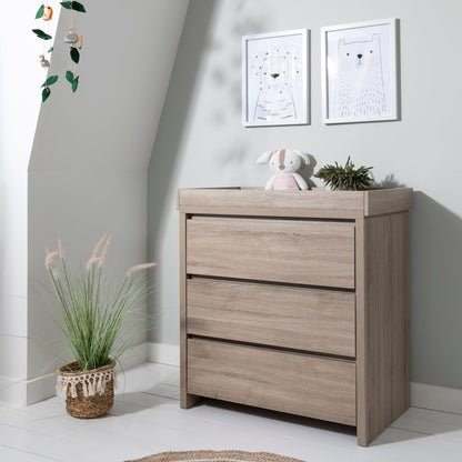 Modena Changing Unit - Oak