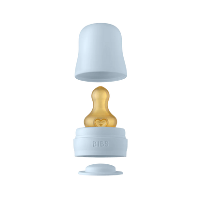 BIBS Baby Glass Bottle Complete Set Latex 110ml