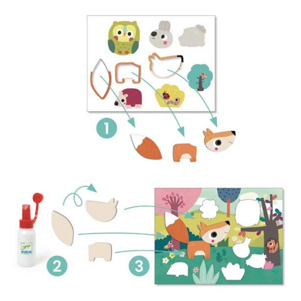 Djeco Little Collages for Toddlers