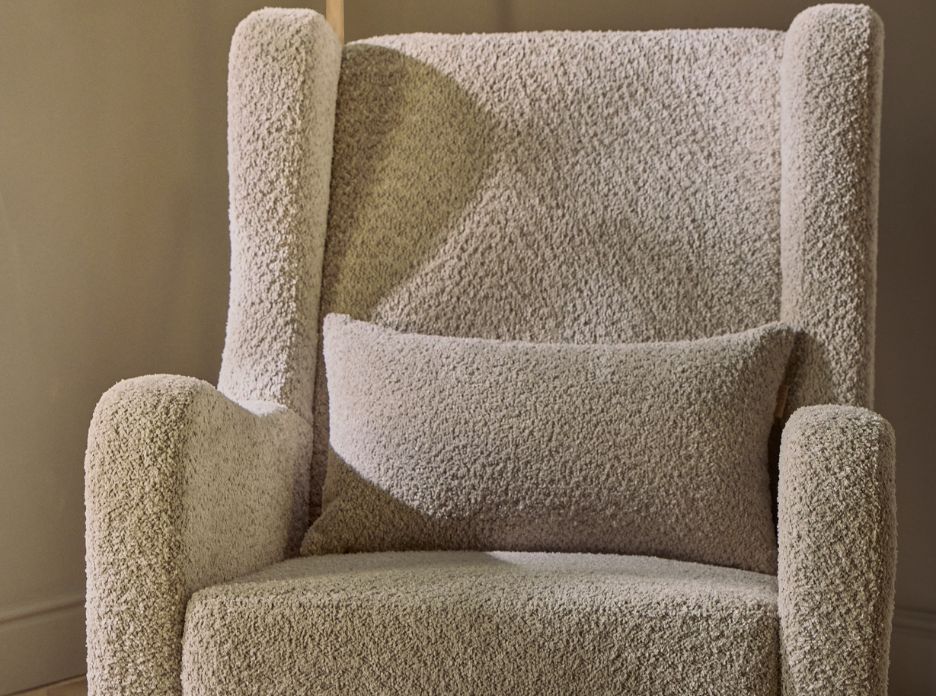 Harper Wingback Rocking Chair & Footstool