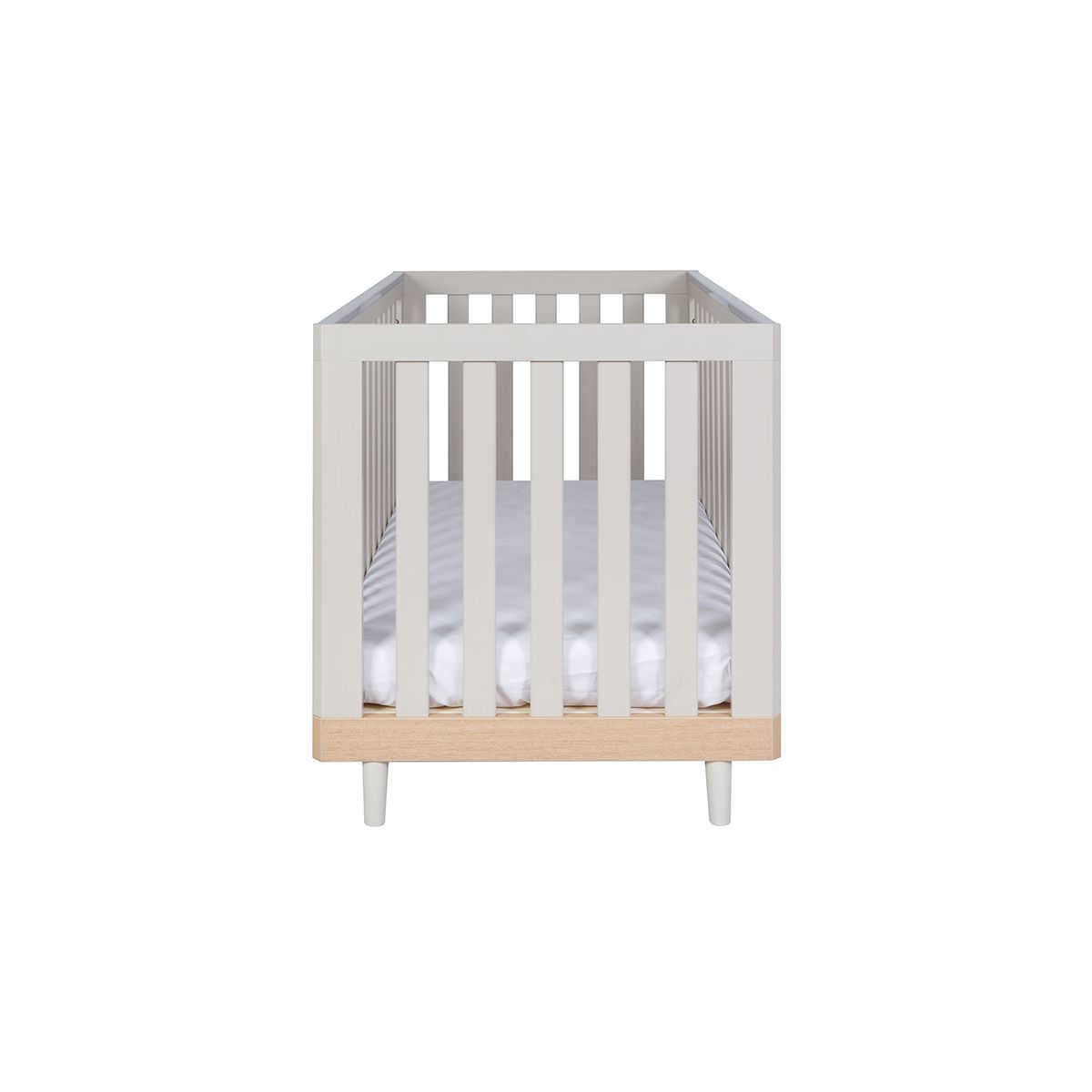 Tutti Bambini Hygge Cot Bed Light Oak/White Sand