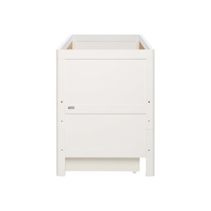 Riley Mini 3 in 1 Cot Bed White & Maple Oak