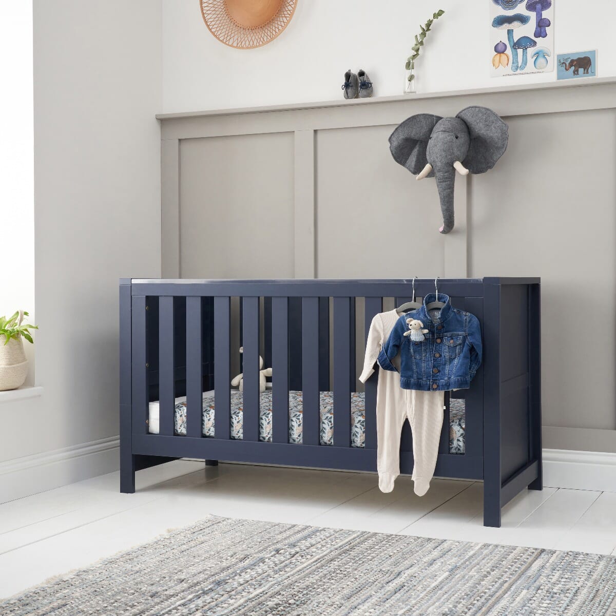 Tivoli Cot Bed Navy  Finish