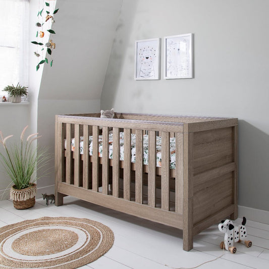 Modena 3 in 1 Cot Bed - Oak